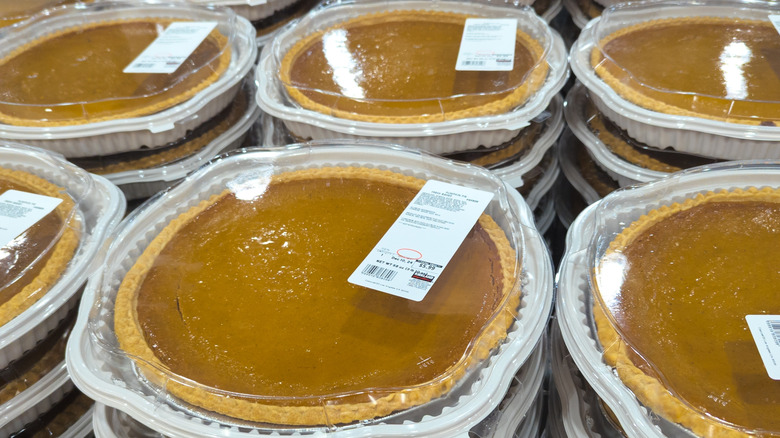 multiple costco pumpkin pies