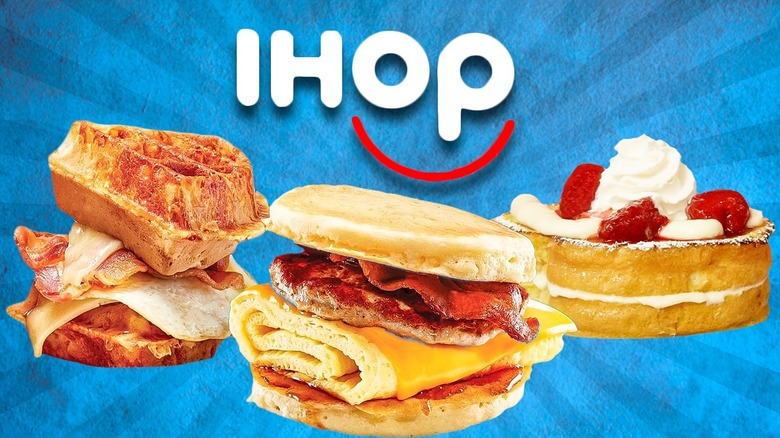 IHOP logo and discontinued menu items