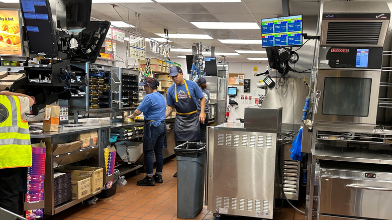 A kitchen in McDonald's