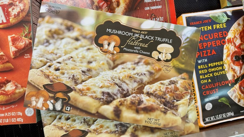 Mushroom & Black Truffle pizza box