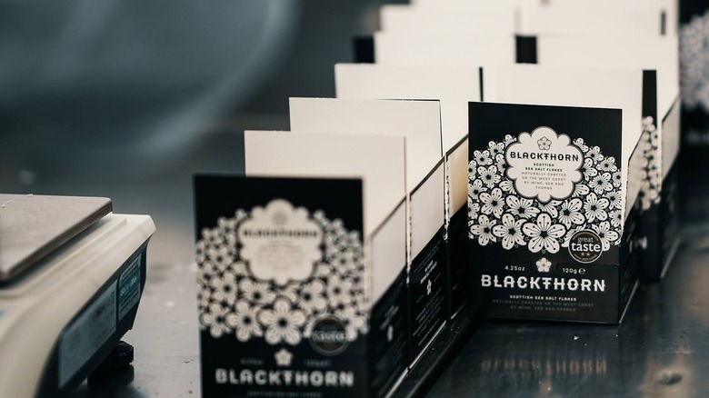 packages of Blackthorn salt