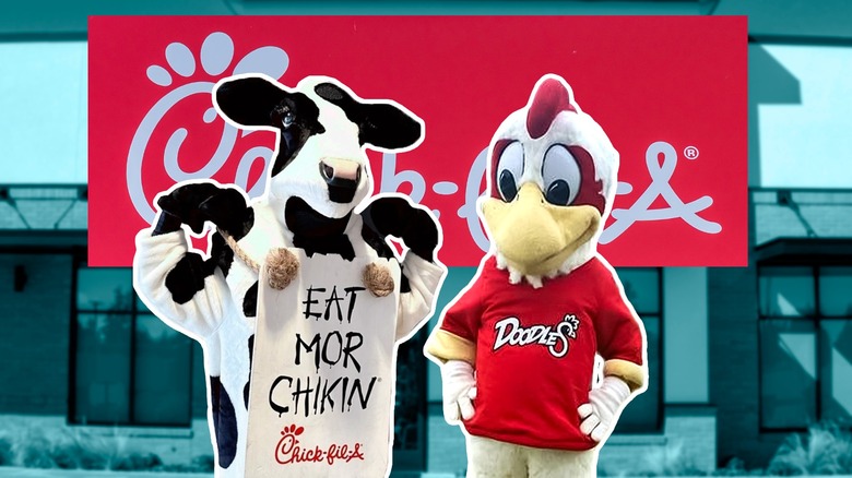 Chick-fil-A cow mascots