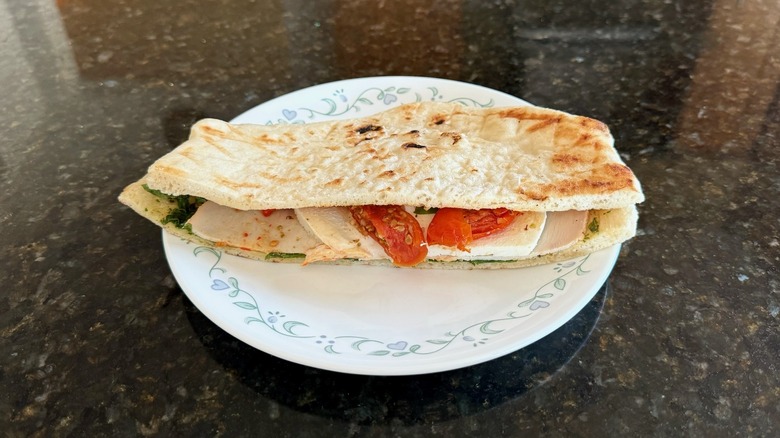 Turkey pesto panini