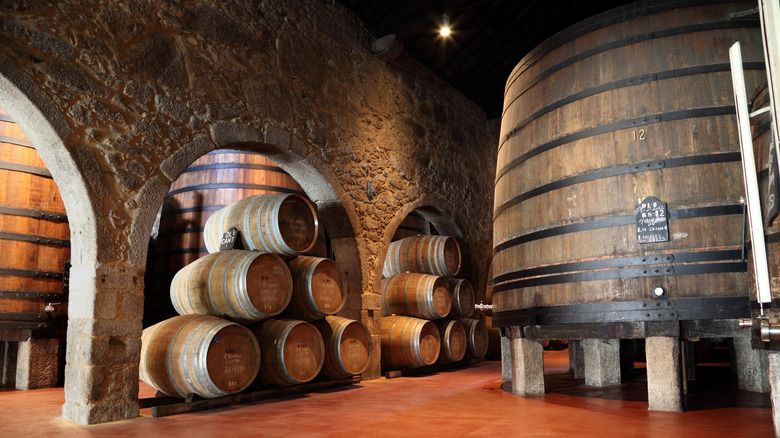 Aging cellar for wine and brandy