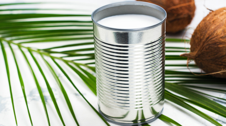 canned coconut milk