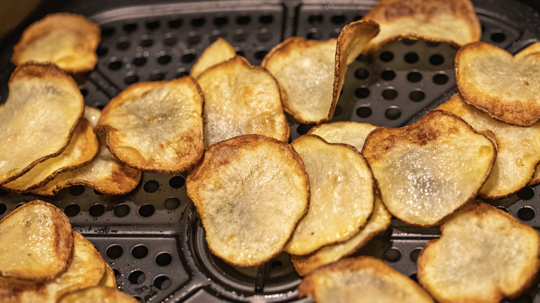 Homemade potato chips