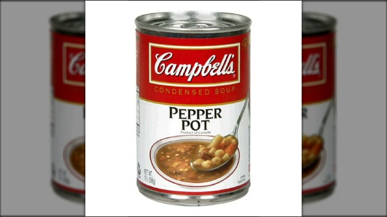 Campbell's Pepper Pot soup can