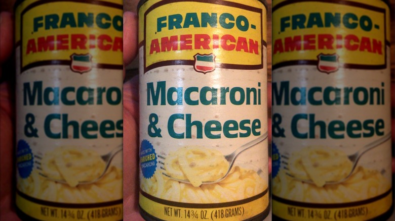 Franco-American Macaroni & Cheese can