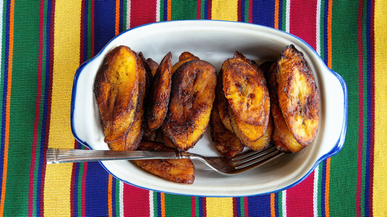 Fried sweet plantains