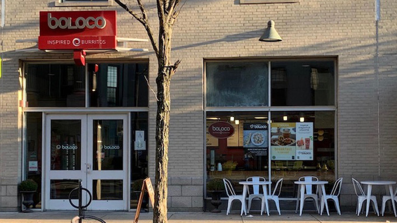 The outside of a Boloco in Boston