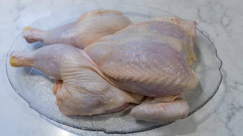 Chicken in dry brine