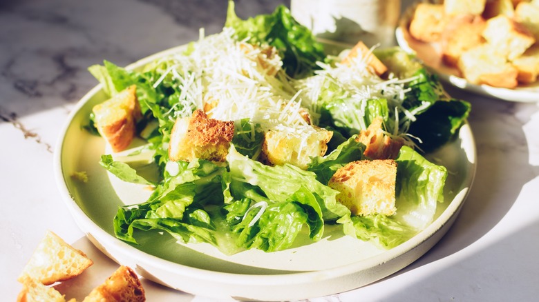 Plate of Caesar Salad