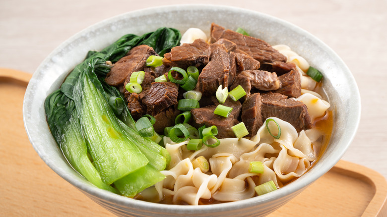 Taiwanese beef noodle soup