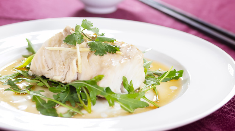 Chinese-style steamed fish