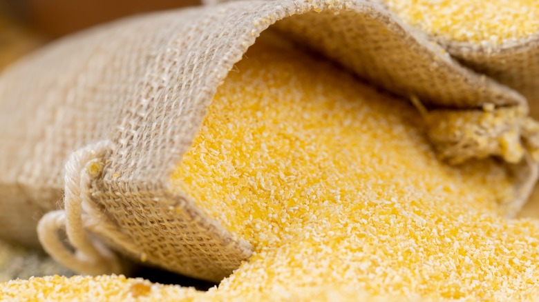 Yellow corn meal for grits or polenta