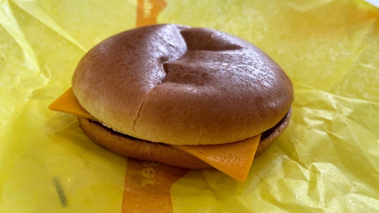 A grilled cheese from McDonald's