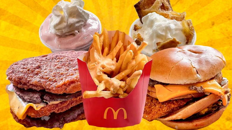 Variety of McDonald's secret menu items