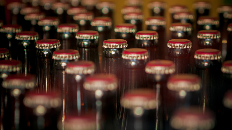 Beer bottle tops