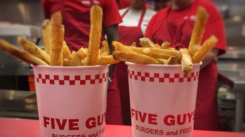 Fries at Five Guys