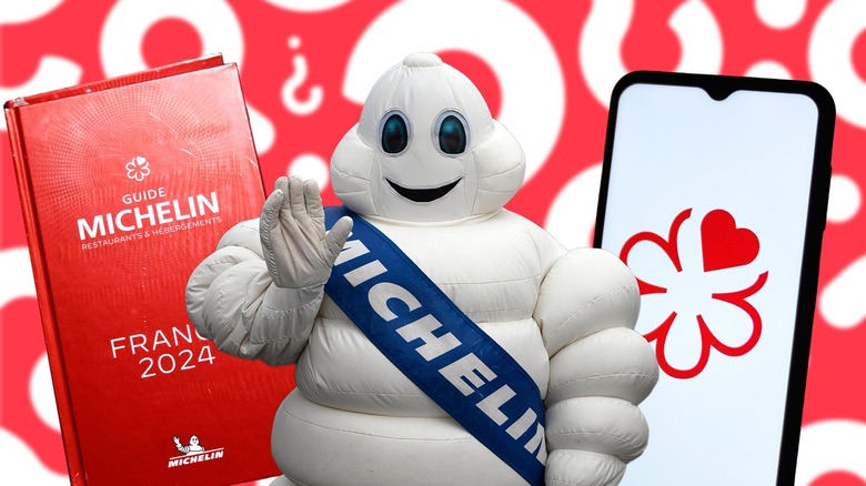 Michelin Guide, Michelin man, phone screen