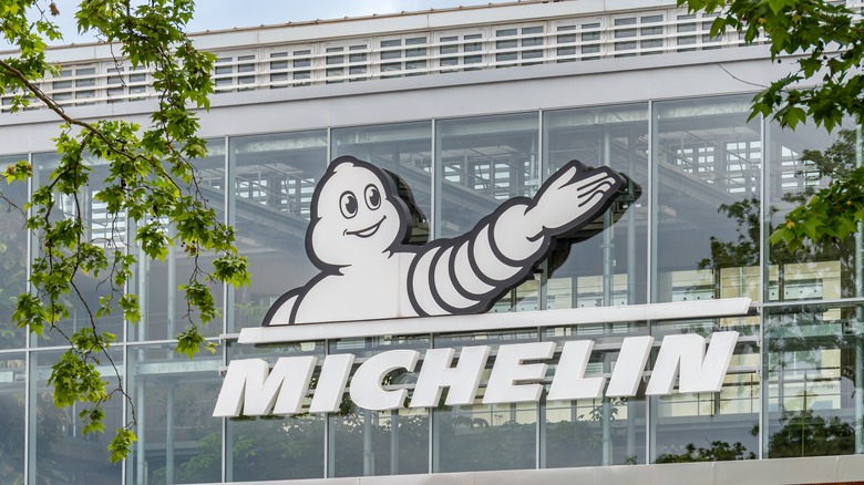 Michelin sign on building