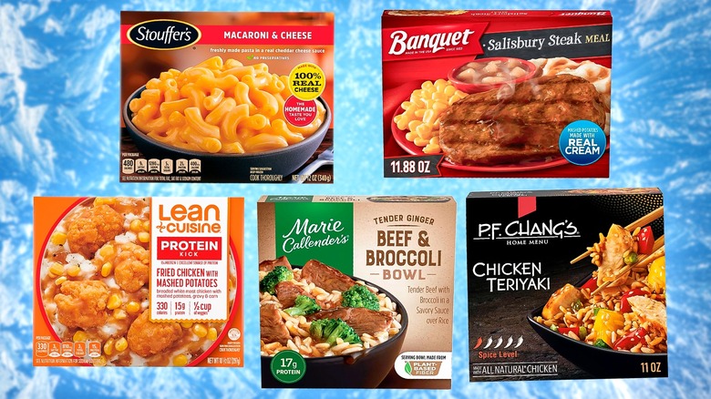 various frozen dinners