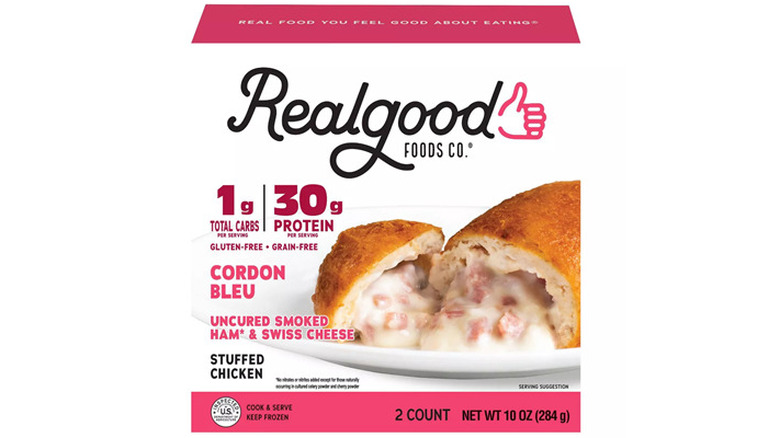 Real Good Frozen Stuffed Chicken Cordon Bleu