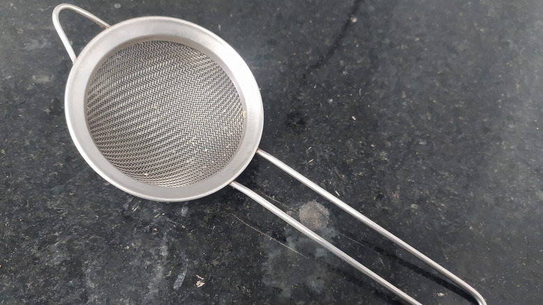 Small steel sieve