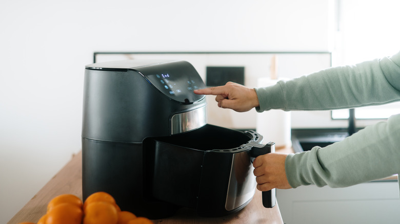 An air fryer