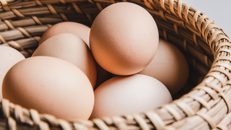 Basket of eggs