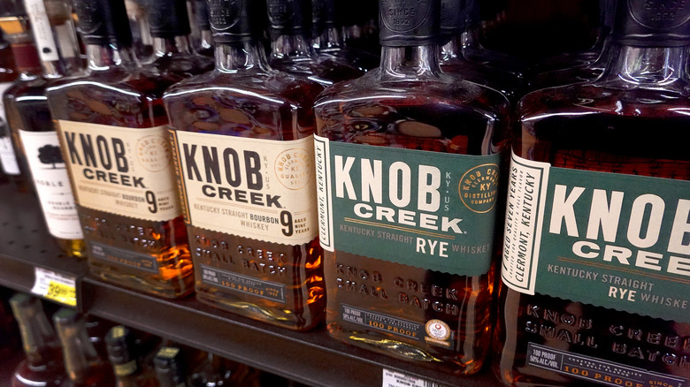 Knob Creed rye on a store shelf