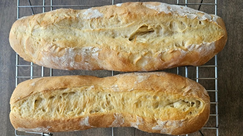 Freshly baked Cuban bread