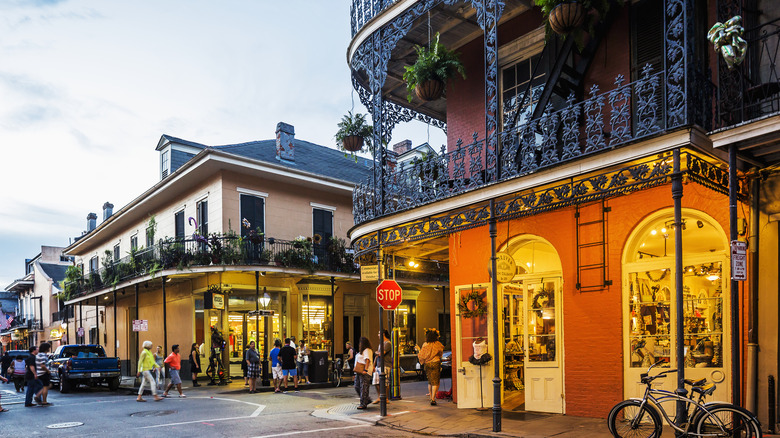 French Quarter in Louisiana