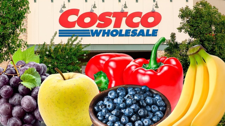 A Costco store featuring fruit