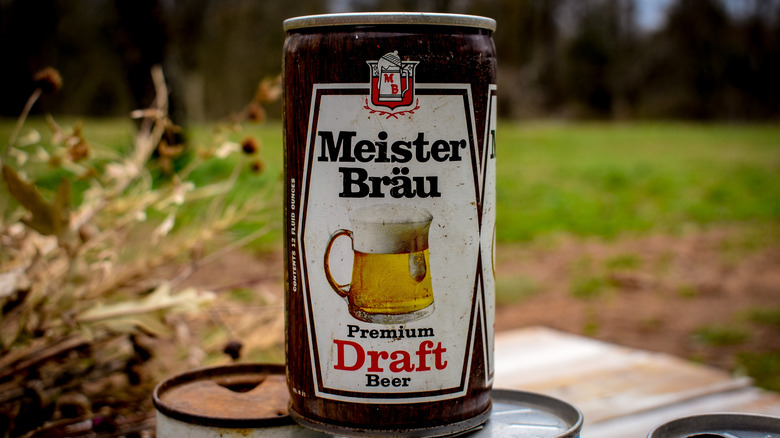 Can of Meister Brau beer