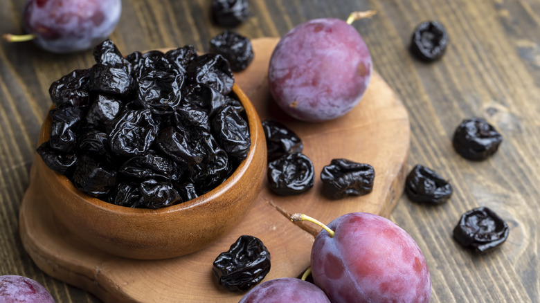 Bowl of prunes