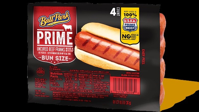 ball park prime hot dog package