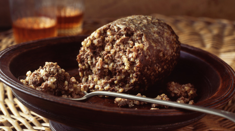 Haggis in a bowl