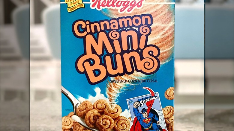 A box of Kellogg's Cinnamon Mini Buns