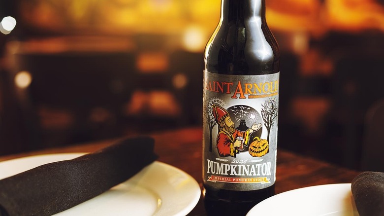 bottle of Saint Arnold Pumpkinator