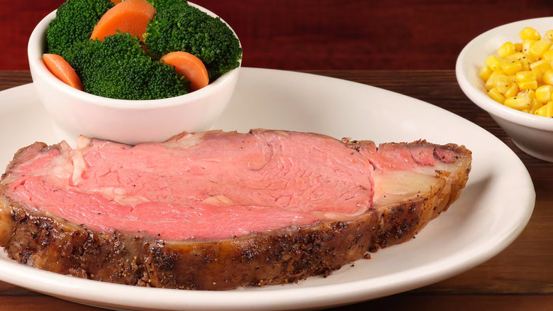 Prime rib at Texas Roadhouse