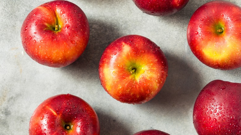 Cosmic Crisp apples in a bunch