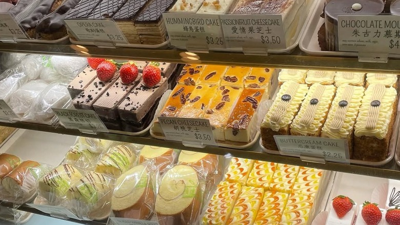 An assortment of sweet pastries from Taipan Bakery