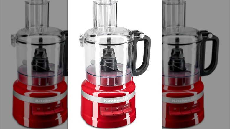 KitchenAid 7-Cup Food Processor in empire red