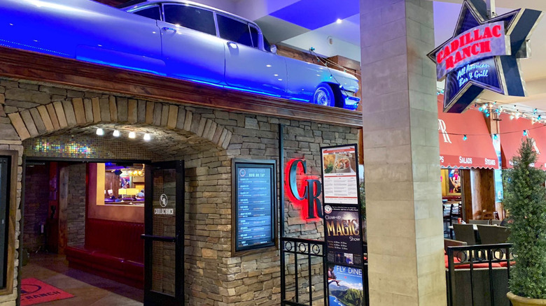 Exterior of Cadillac Ranch inside the Mall of America
