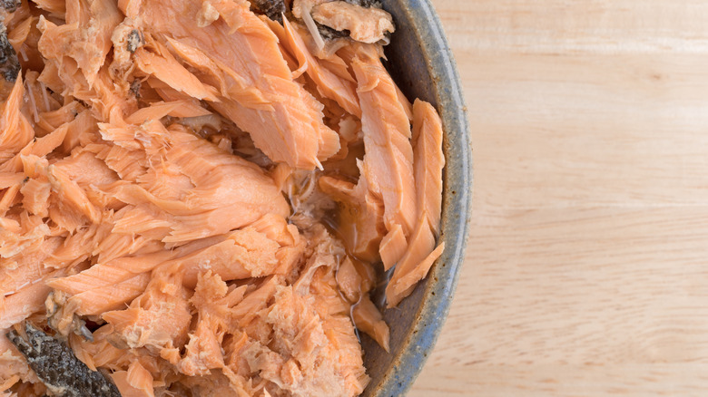 Canned salmon