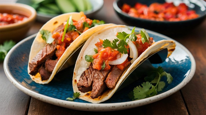 Carne asada tacos