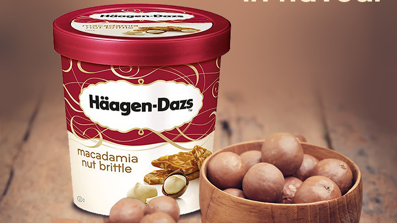 Macadamia Nut Brittle ice cream
