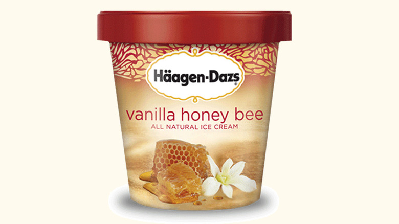Vanilla Honey Bee ice cream