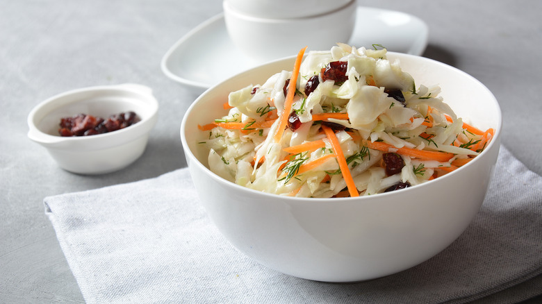 coleslaw with cranberries